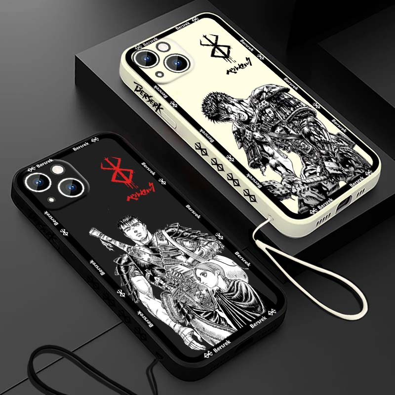 Apple Iphone 16 - เคสโทรศัพท์ลายการ์ตูนญี่ปุ่น Berserk Guts สำหรับ Apple iPhone