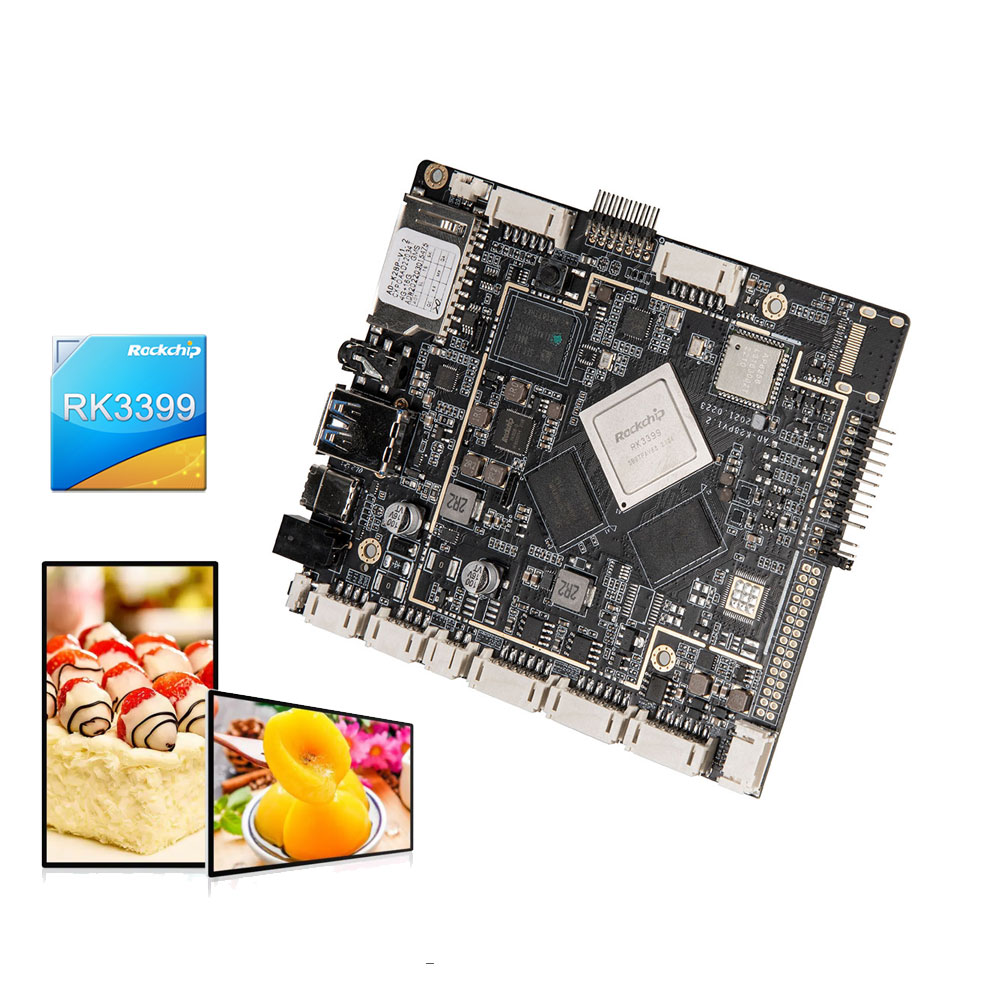 Micro Sd Card - บอร์ดแอนดรอยด์ขนาดเล็กแบบฝังตัว ARM RK3399 พร้อมจอ LCD PCBA