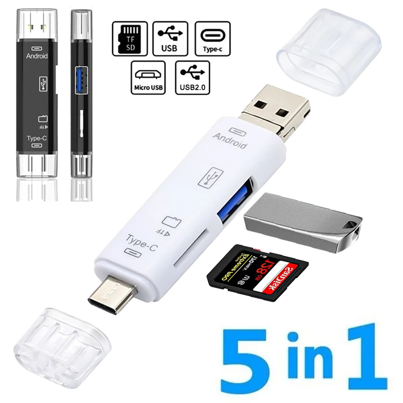 Micro Sd Card - 5 in 1 มัลติฟังก์ชั่น USB 2.0