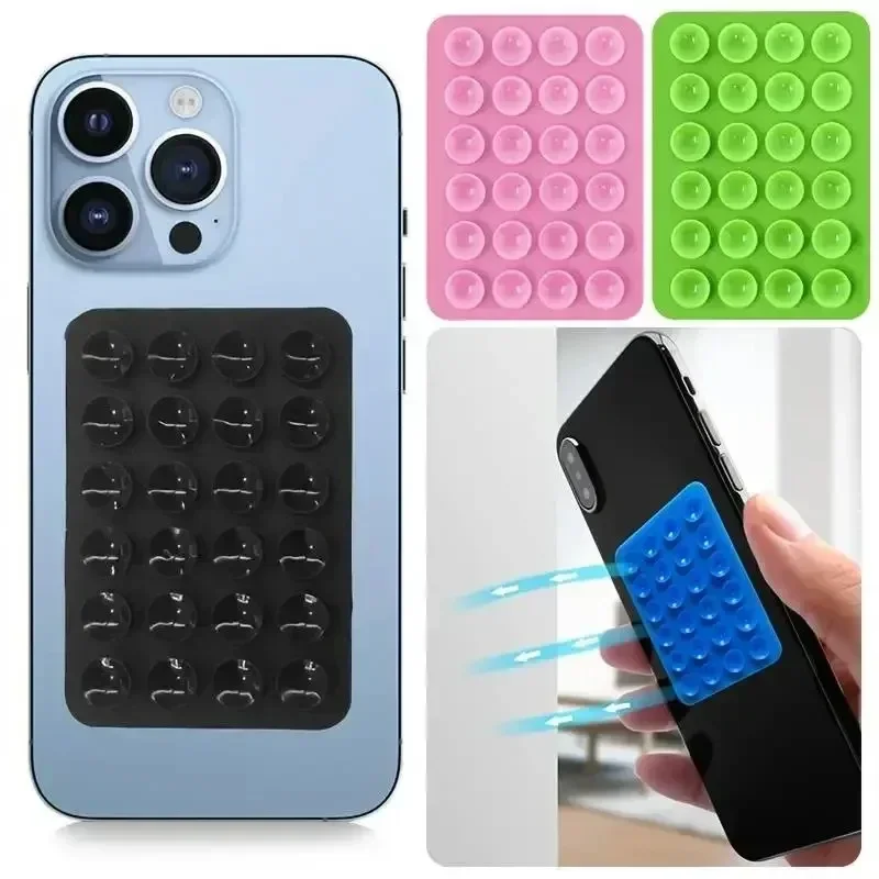 Phone Accessories Usa - แท่นวางโทรศัพท์มือถือซิลิโคนแบบยึดติดแน่น ไม่ลื่น พร้อมจุกดูดสุญญากาศ อุปกรณ์เสริมสำหรับถ่ายเซลฟี่และวิดีโอแบบแฮนด์ฟรี
