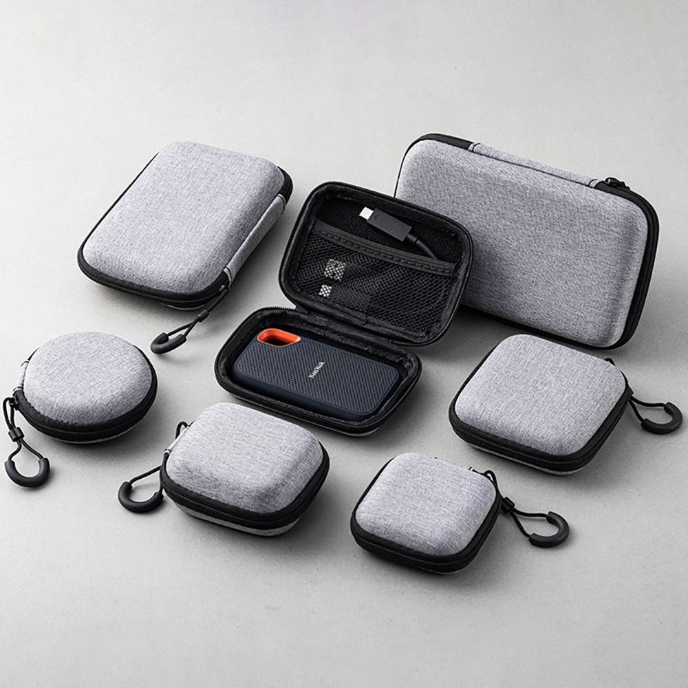 Phone Accessories Usa - กระเป๋าเก็บหูฟัง/โทรศัพท์/สายชาร์จ EVA 1 ชิ้น สำหรับ Airpod
