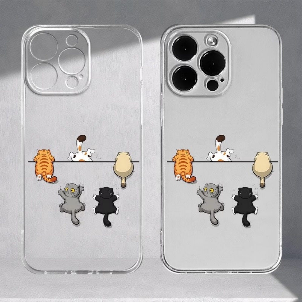 Phone Accessories Kiosk - เคสโทรศัพท์ลายแมวน่ารัก 5 แบบ สำหรับ iPhone 11