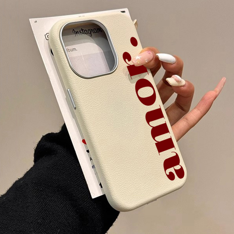 Phone Accessories Red - เคสโทรศัพท์ลายลิ้นจี่สีแดงแบบศิลปะ สำหรับ iPhone 17 16 Pro