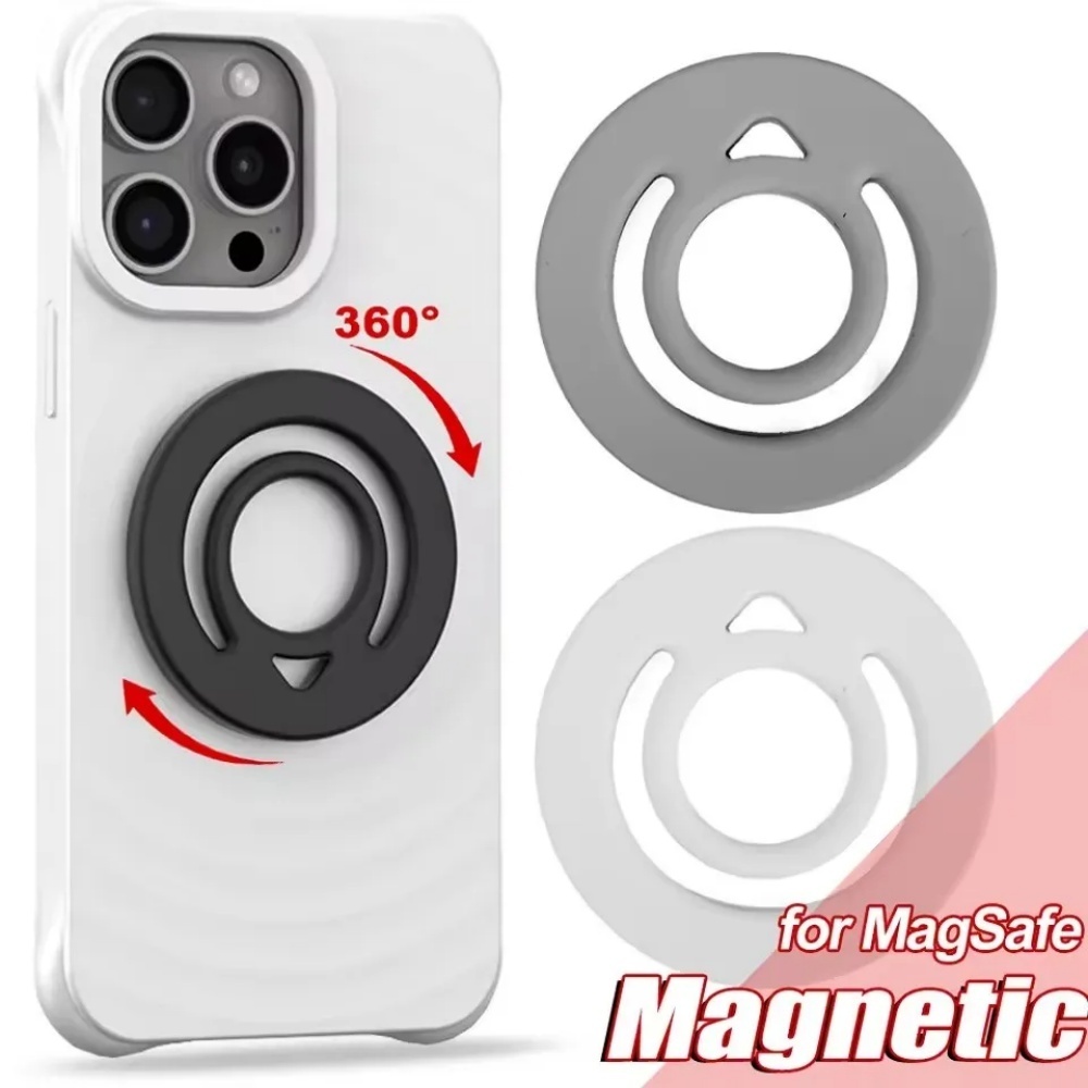 Pop Socket Grip - ที่จับโทรศัพท์แม่เหล็กซิลิโคนอเนกประสงค์ 1 ชิ้น พร้อมแม่เหล็กแรงสูง รูปทรงวงกลม สำหรับ