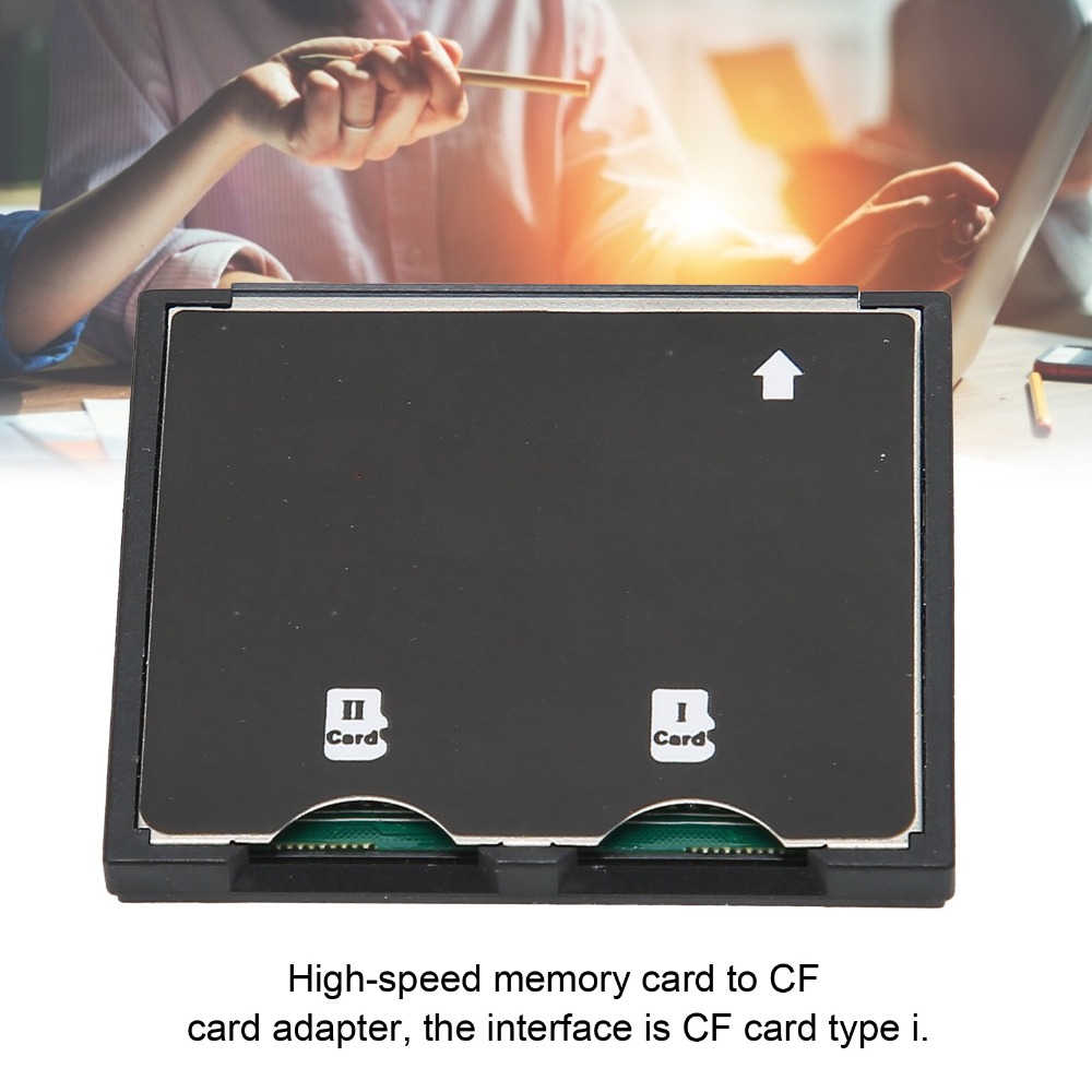 Micro Sd Card - การ์ดหน่วยความจำแบบสองช่อง/การ์ดจัดเก็บข้อมูลขนาดเล็ก ไมโคร SD TF เป็น CF