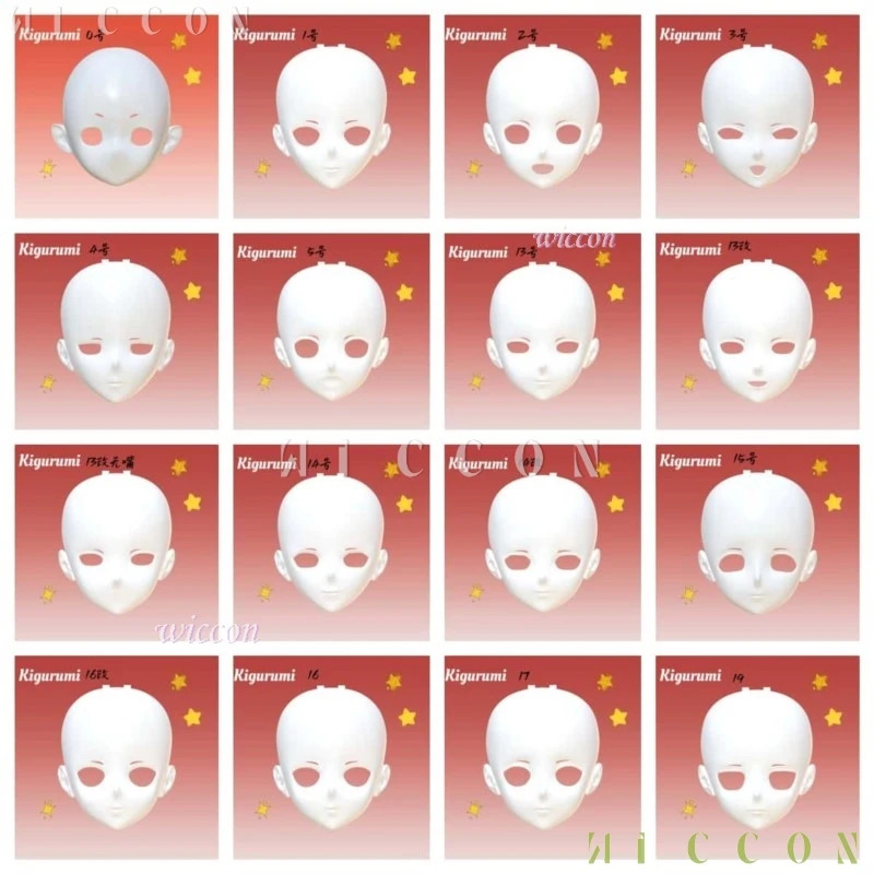 Phone Accessories On Top - หน้ากากทรงกะโหลกสำหรับคอสเพลย์อนิเมะ CyKigurumi อุปกรณ์เสริมสำหรับคอสเพลย์ DIY ชิ้นส่วนคลุมศีรษะสำหรับเล่นเกม Kig