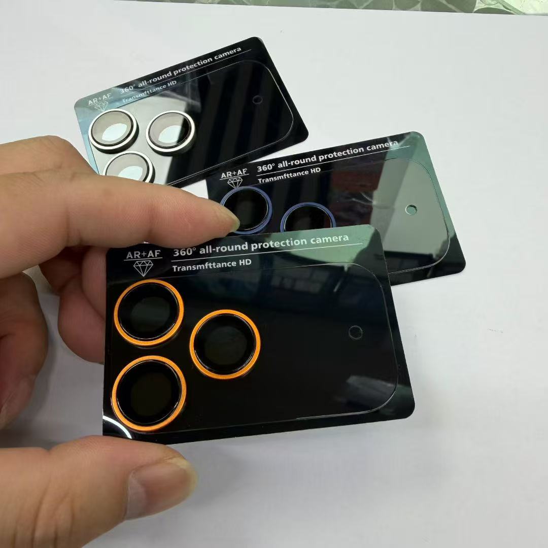 Phone Accessories Box Set - ฟิล์มกันรอยเลนส์กล้องแบบคาร์บอนไฟเบอร์ สำหรับ iPhone 17 Pro Max
