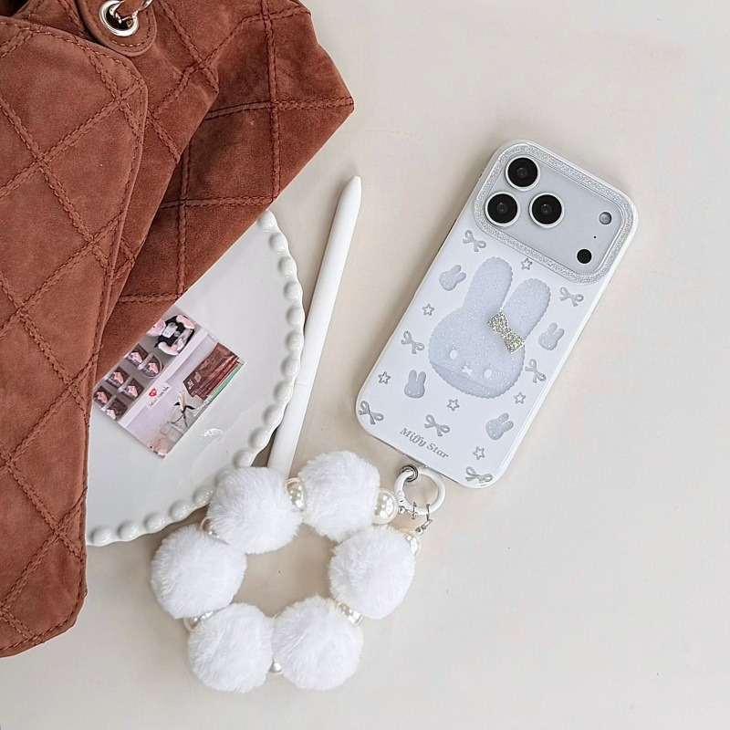 Phone Accessories Box Set - เคสโทรศัพท์ลายมิฟฟี่น่ารักสำหรับ iPhone 17/16ProMax 15/14Plus 13/12 ลายการ์ตูนน่ารัก