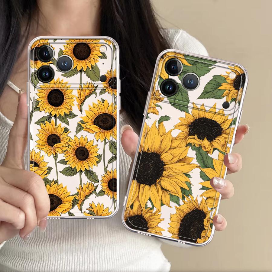 เคสลายดอกทานตะวันน่ารักสำหรับ  - Phone Accessories Kiosk บทวิจารณ์และราคา