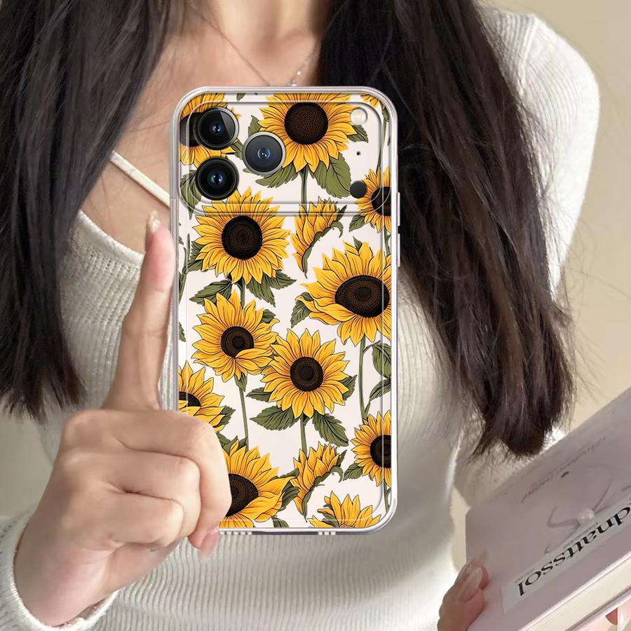 เคสลายดอกทานตะวันน่ารักสำหรับ  - Phone Accessories Kiosk บทวิจารณ์และราคา