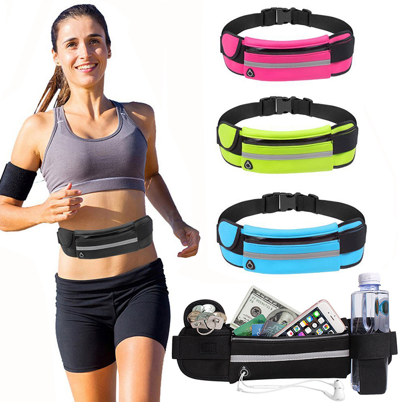 กีฬา Fanny Pack ผู้หญิงวิ่งเอว - Phone Accessories Men บทวิจารณ์และราคา