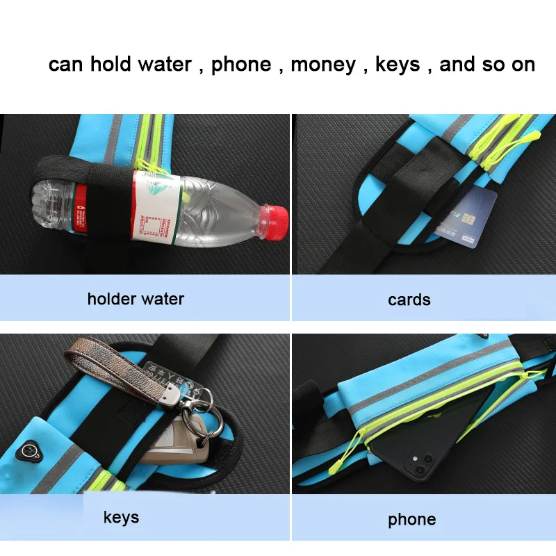 กีฬา Fanny Pack ผู้หญิงวิ่งเอว - Phone Accessories Men บทวิจารณ์และราคา