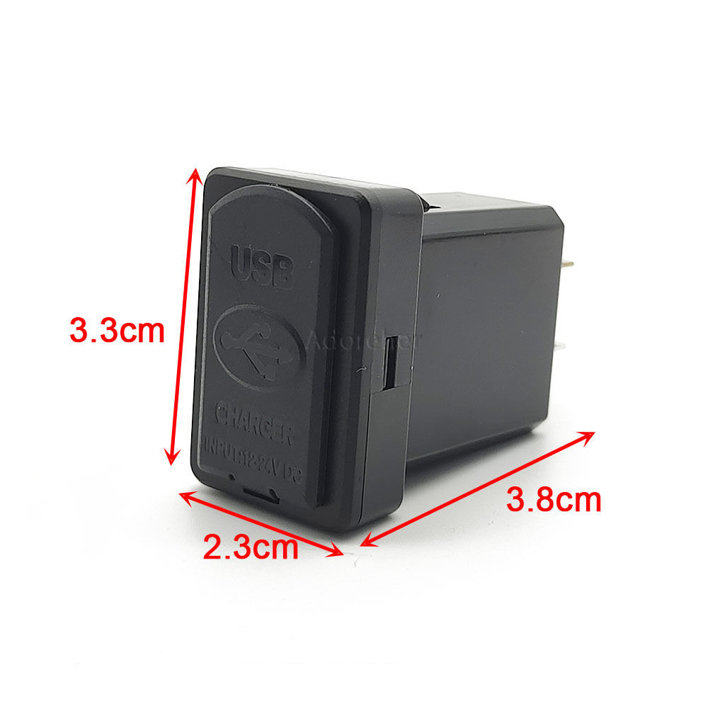 ที่ชาร์จในรถยนต์ LED สีแดง 1 ช - Phone Accessories Red บทวิจารณ์และราคา