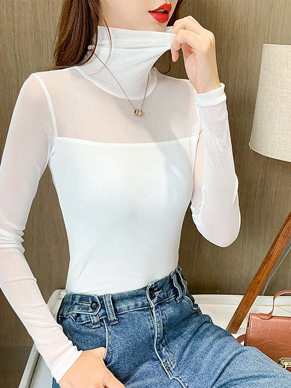 เสื้อผู้หญิงผ้าลูกไม้ยืดหยุ่น  - Phone Accessories On Top บทวิจารณ์และราคา