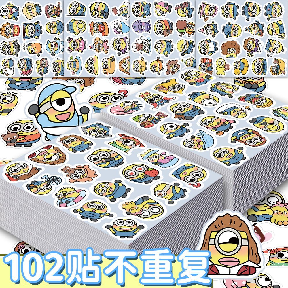 สติกเกอร์การ์ตูนมินเนี่ยนน่ารั - Phone Accessories Diy บทวิจารณ์และราคา