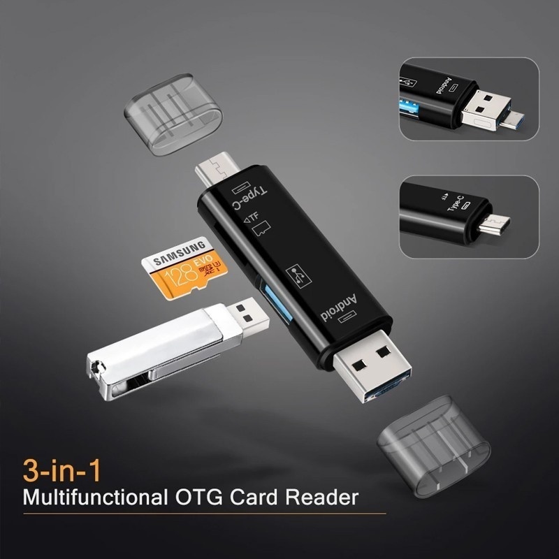 5 in 1 มัลติฟังก์ชั่น USB 2.0  - Micro Sd Card บทวิจารณ์และราคา