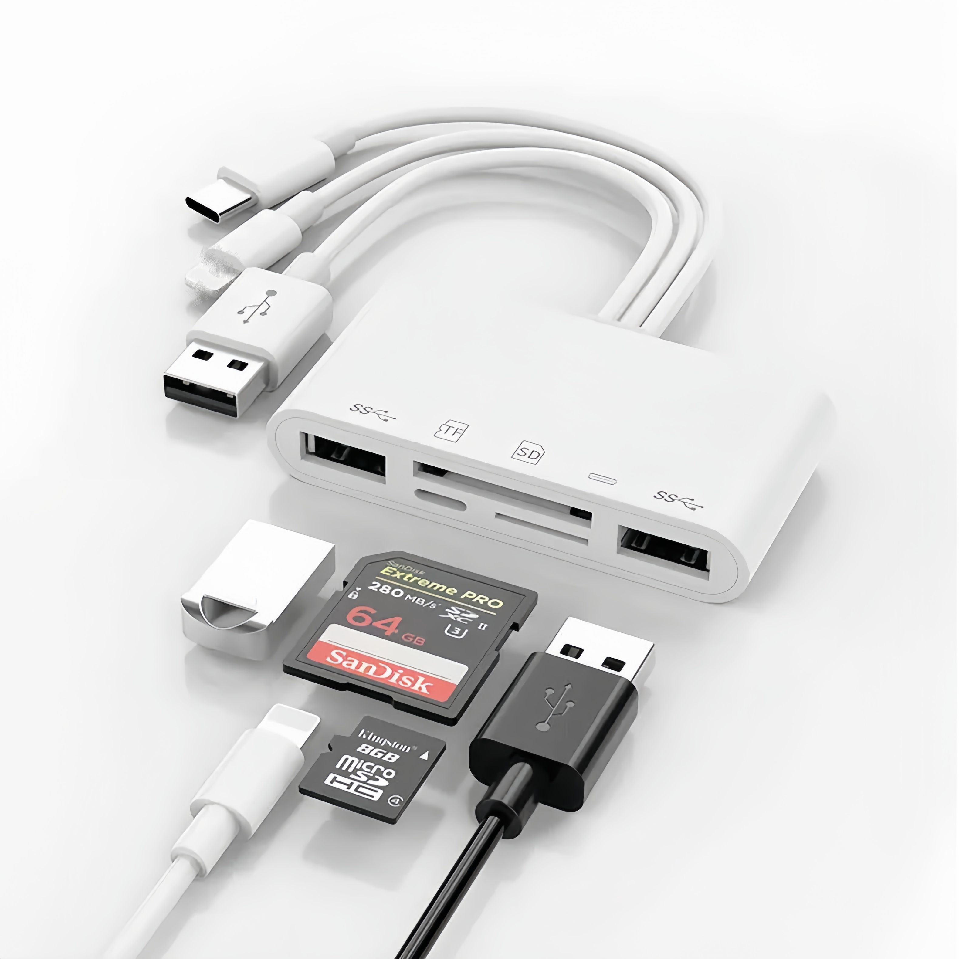 อะแดปเตอร์ USB OTG แบบ 5-in-1  - Micro Sd Card บทวิจารณ์และราคา
