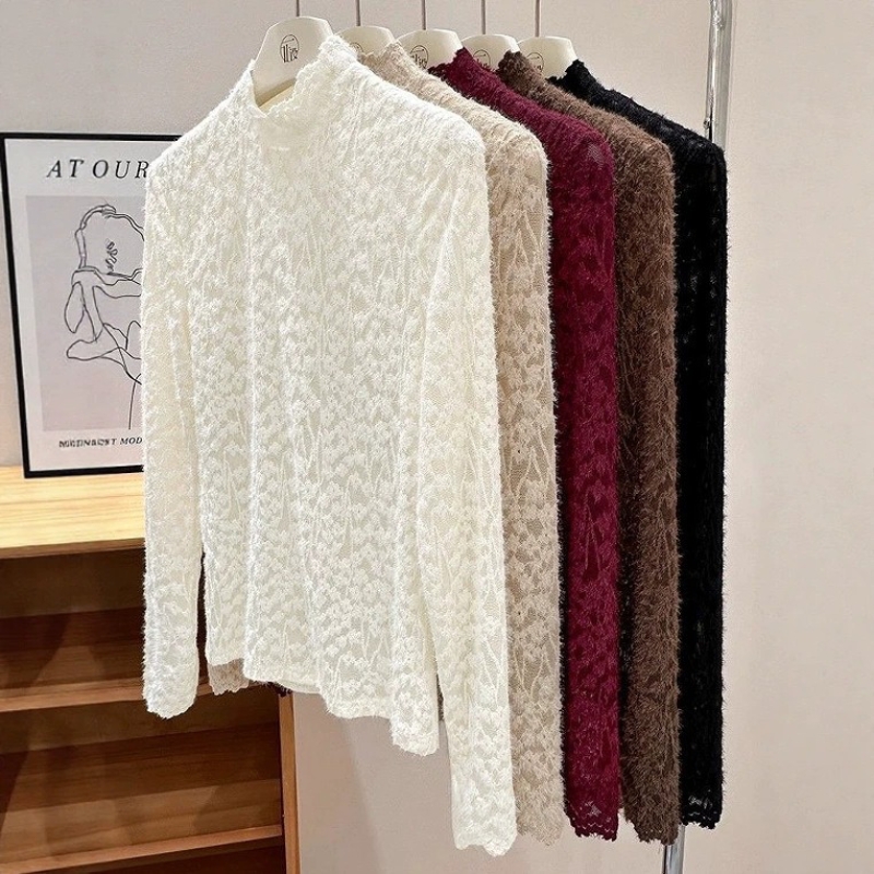 เสื้อซับในคอเต่าครึ่งตัวผ้าลูก - Phone Accessories On Top บทวิจารณ์และราคา