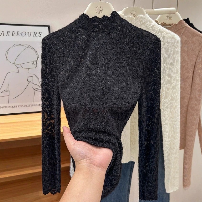 เสื้อซับในคอเต่าครึ่งตัวผ้าลูก - Phone Accessories On Top บทวิจารณ์และราคา