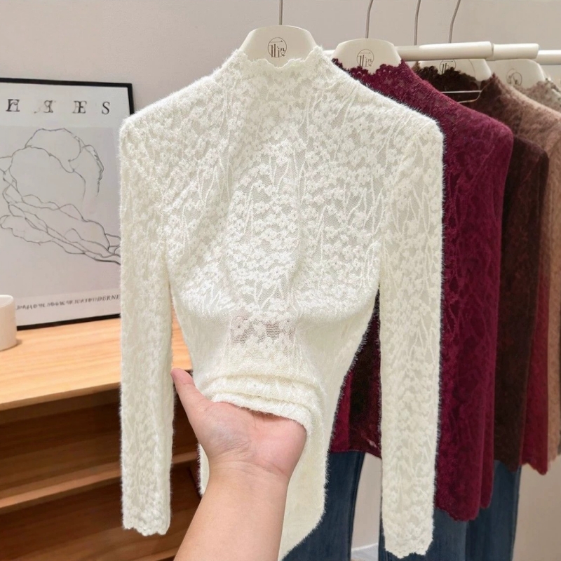เสื้อซับในคอเต่าครึ่งตัวผ้าลูก - Phone Accessories On Top บทวิจารณ์และราคา