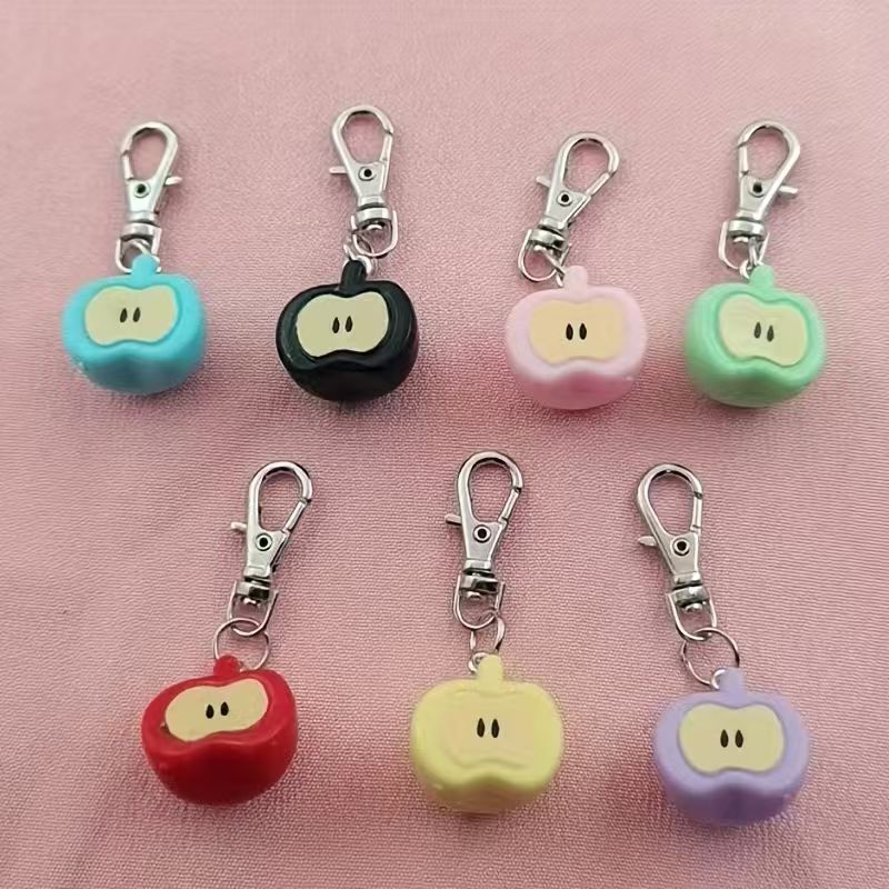 พวงกุญแจเรซินรูปแอปเปิ้ล 7 ชิ้ - Phone Accessories Usa บทวิจารณ์และราคา
