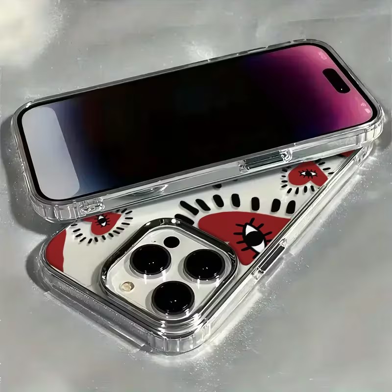 เคสโทรศัพท์แบบนิ่มลายหัวใจสีแด - Phone Accessories Red บทวิจารณ์และราคา