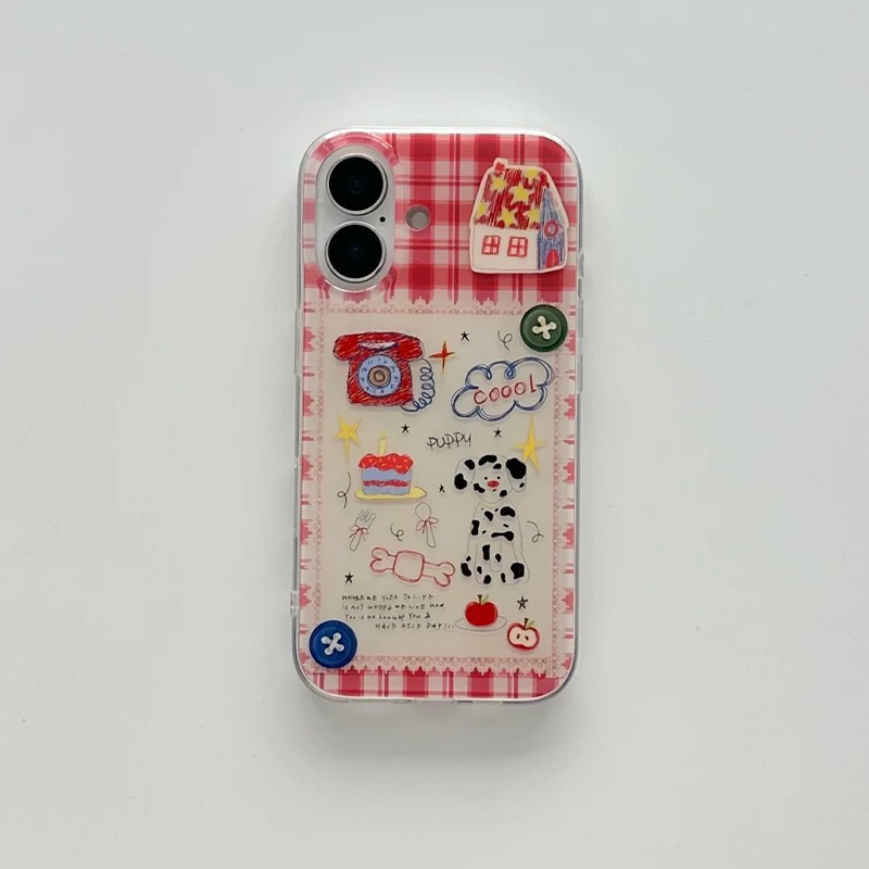 เคสโทรศัพท์ลายสุนัขจุดแดงสไตล์ - Phone Accessories Red บทวิจารณ์และราคา
