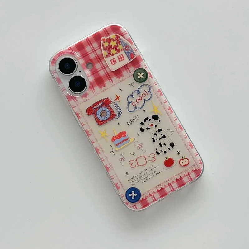 เคสโทรศัพท์ลายสุนัขจุดแดงสไตล์ - Phone Accessories Red บทวิจารณ์และราคา