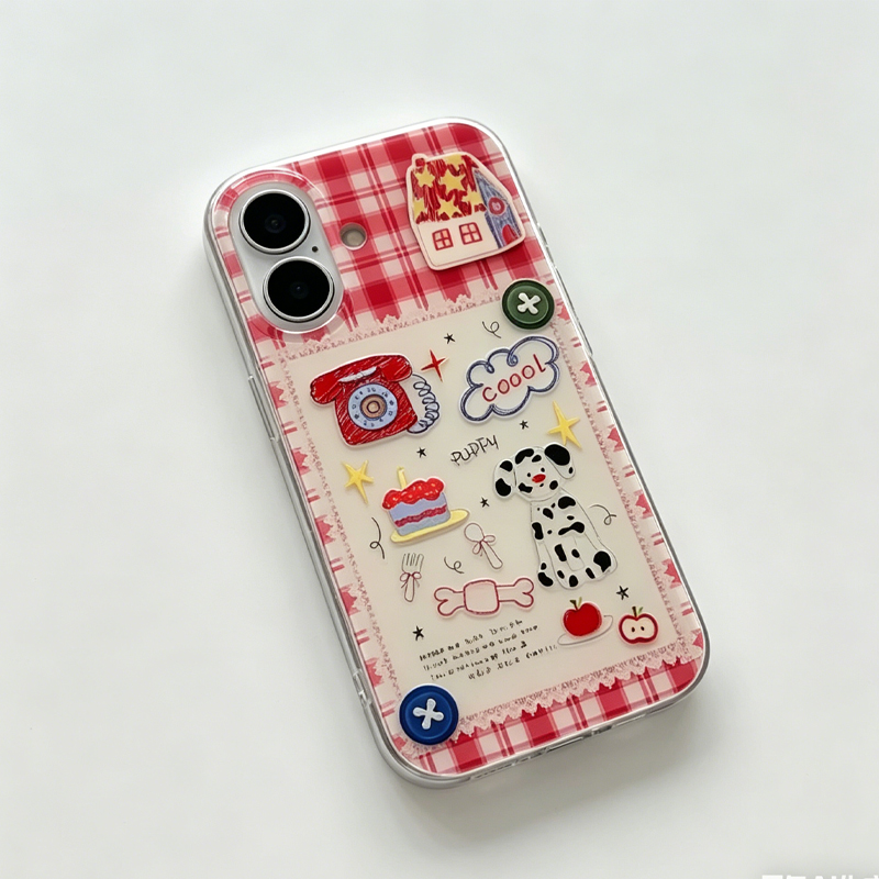 เคสโทรศัพท์ลายสุนัขจุดแดงสไตล์ - Phone Accessories Red บทวิจารณ์และราคา