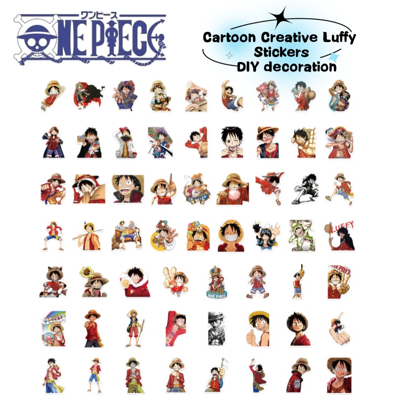 สติกเกอร์ลายการ์ตูนลูฟี่จากอนิ - Phone Accessories Diy บทวิจารณ์และราคา