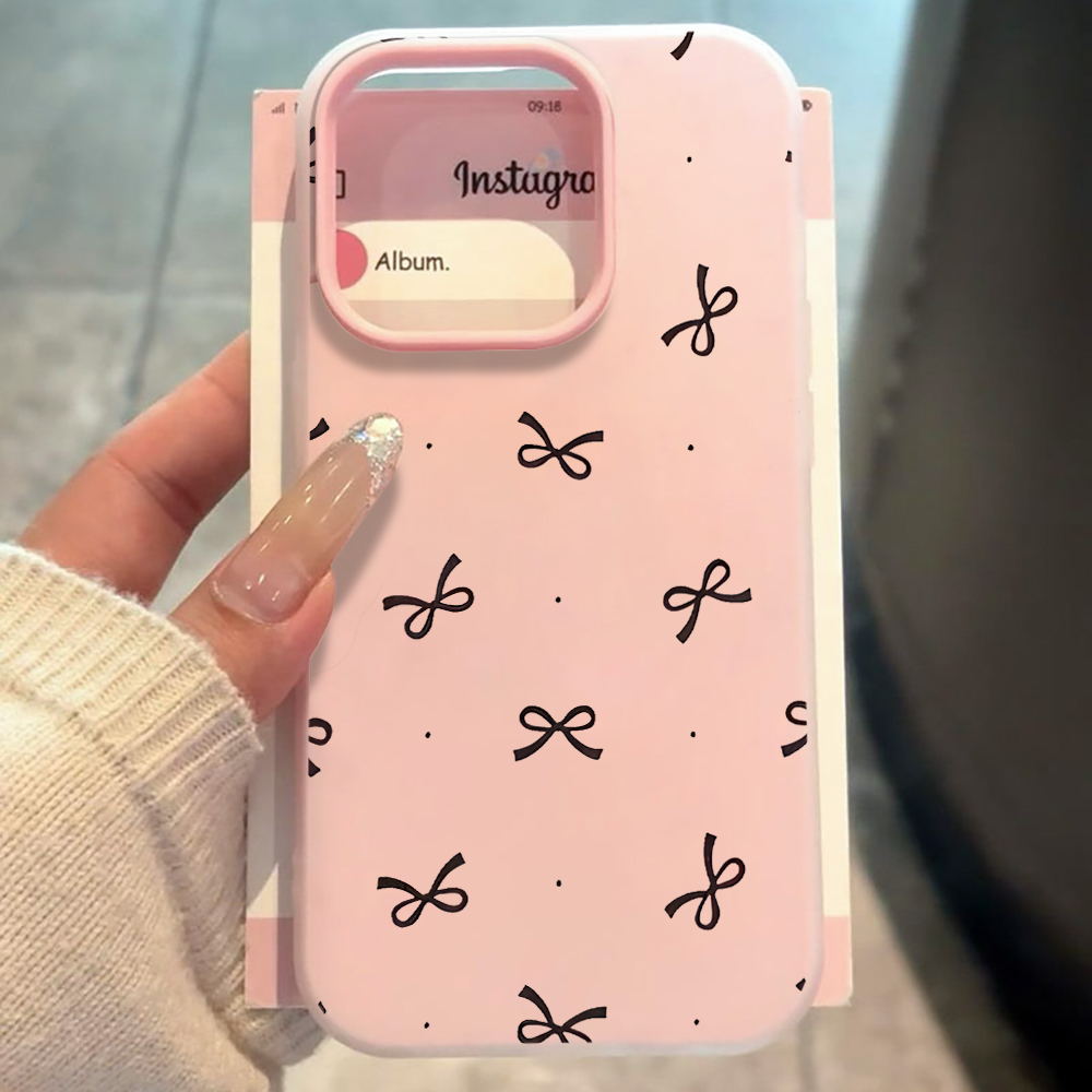 เคสโทรศัพท์ลายโบว์น่ารักลายจุด - Phone Accessories Kiosk บทวิจารณ์และราคา