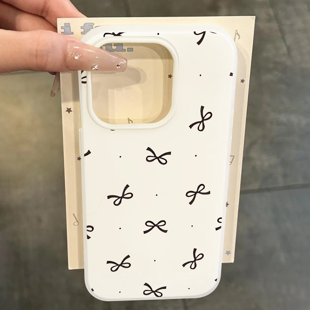 เคสโทรศัพท์ลายโบว์น่ารักลายจุด - Phone Accessories Kiosk บทวิจารณ์และราคา