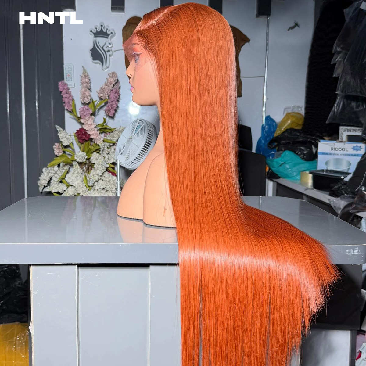 วิกผมตรงสีขิงแบบ HD Lace Front - Phone Accessories On Top บทวิจารณ์และราคา