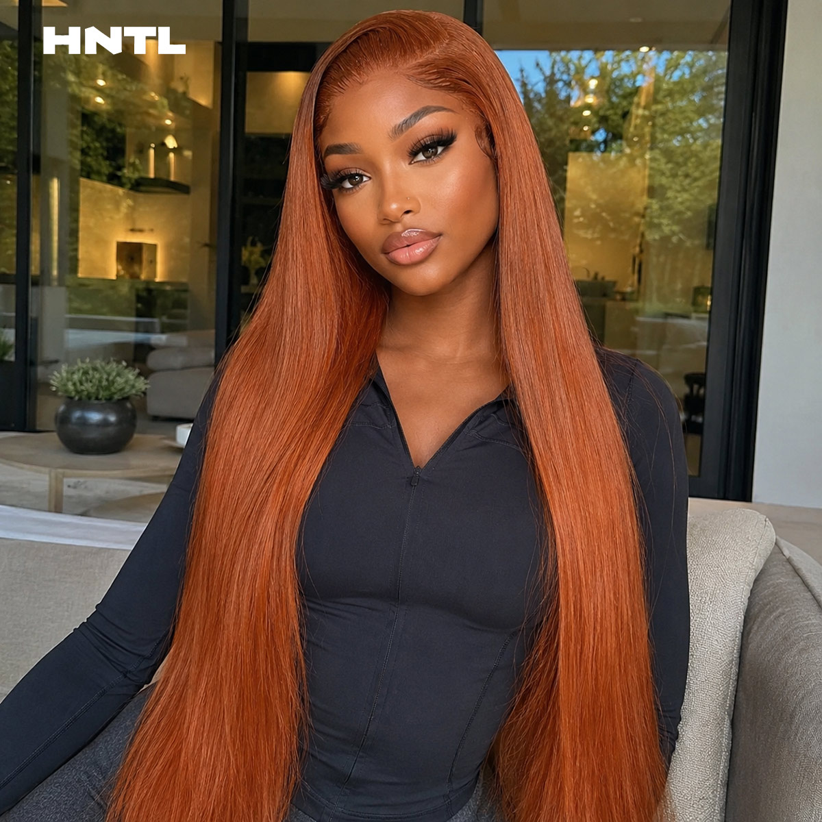 วิกผมตรงสีขิงแบบ HD Lace Front - Phone Accessories On Top บทวิจารณ์และราคา