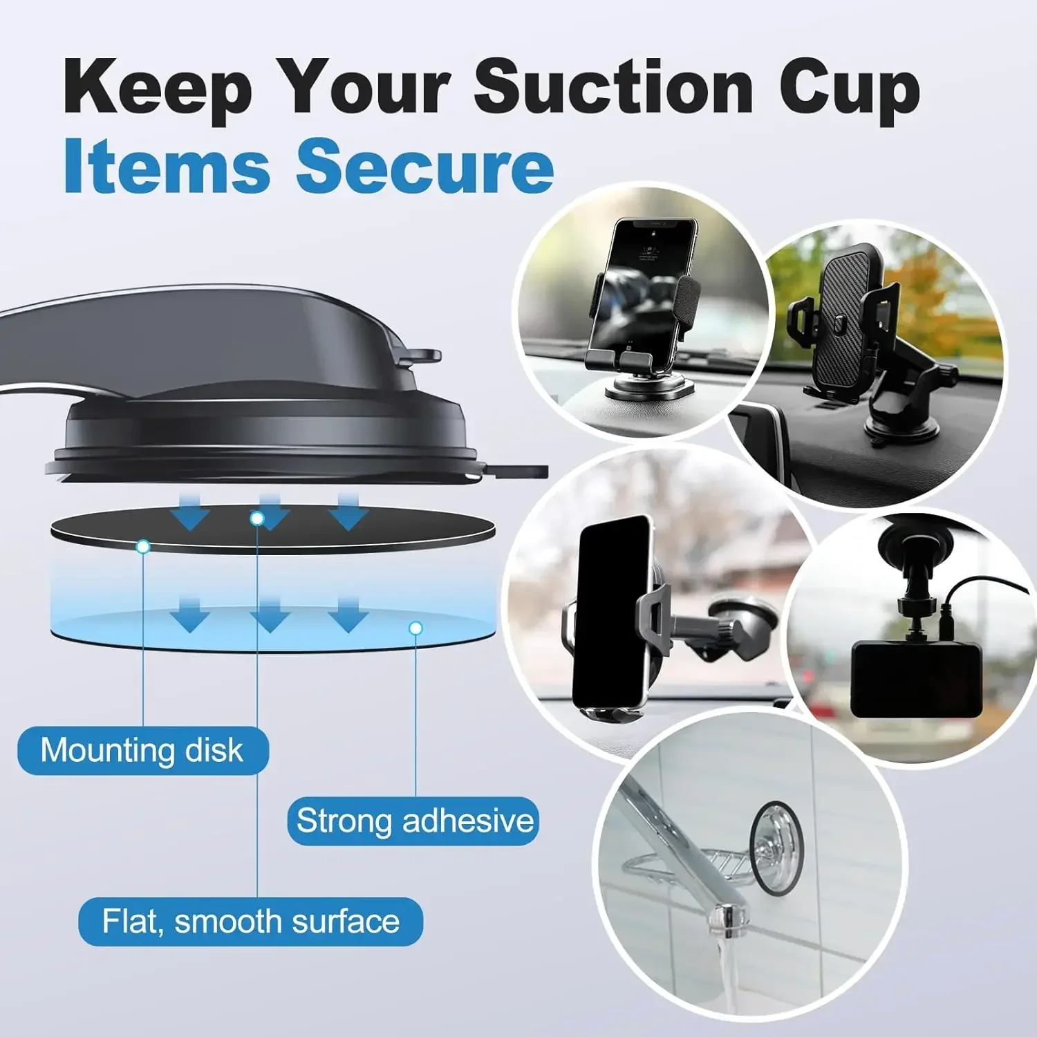 ชุดแผ่นกาวติดตั้งอเนกประสงค์สำ - Phone Accessories บทวิจารณ์และราคา