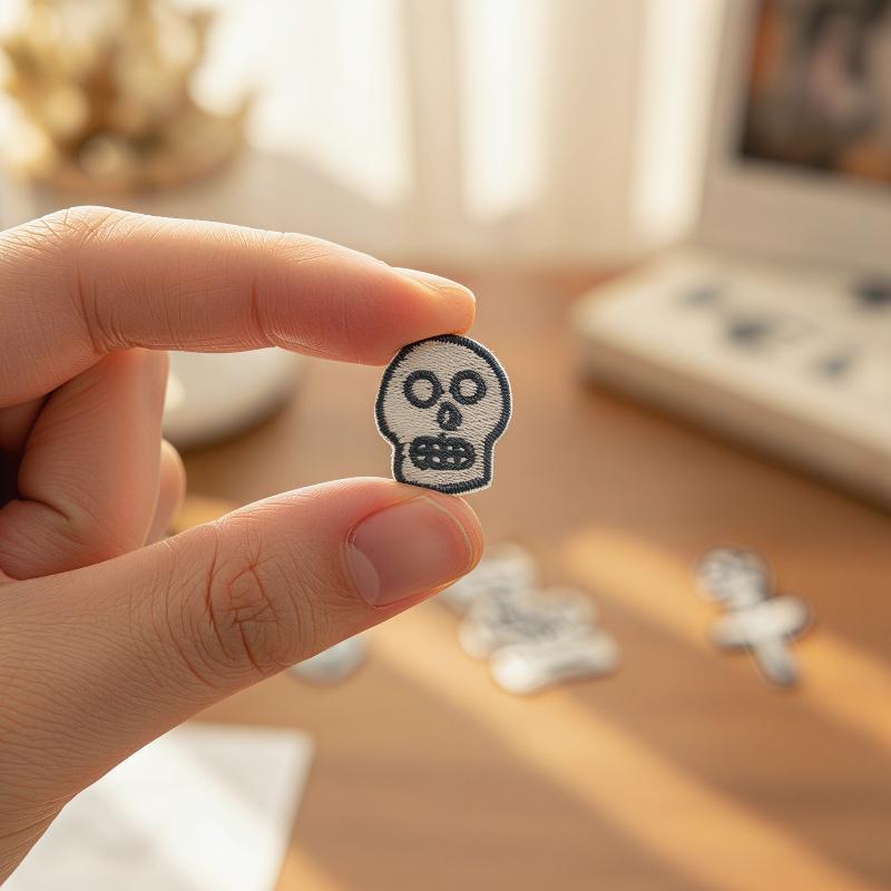 ชุดป้ายปักลายหัวใจ แมว กะโหลก  - Phone Accessories Diy บทวิจารณ์และราคา